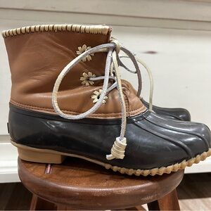 JACK ROGERS - Leather Duck Boot - Woman’s - Size 8
